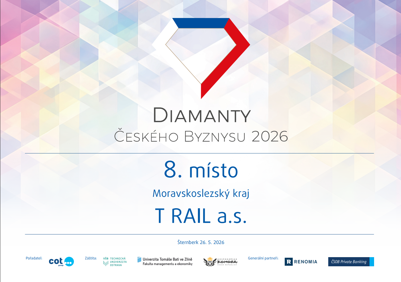 Diamanty českého byznysu Ocenění