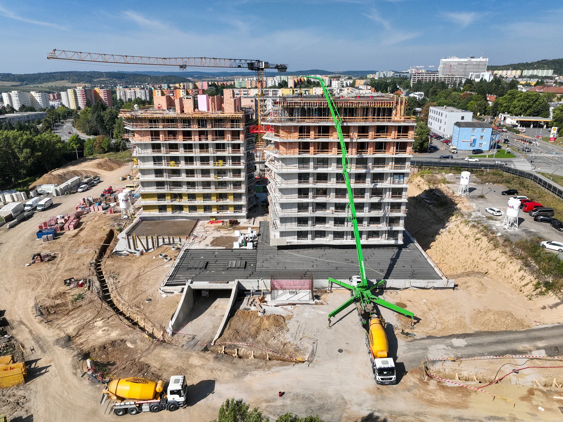 Panorama Dlouhá - Noční pohled